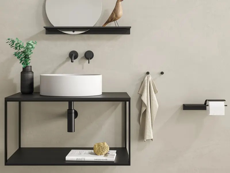 Al Amana Building Materials showroom display of bathroom design inspirations Oman